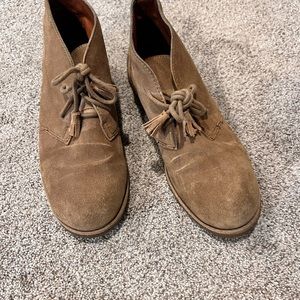 Brown/tan low Lucky brand boots